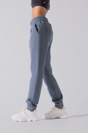 POPFLEX Cloud Rollover Sweatpant Blau | 83OEDPTJG