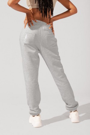 POPFLEX Cloud Rollover Sweatpant Grau | 41YVNDJMO