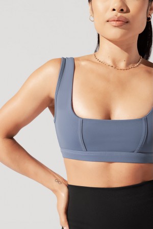 POPFLEX Corset Bra Blau | 02WVEZYQP