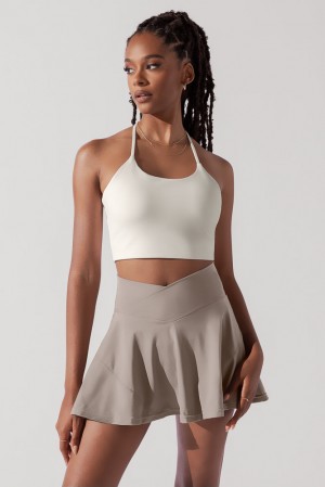 POPFLEX Flexy Crop Top Weiß | 12AKMVBFQ