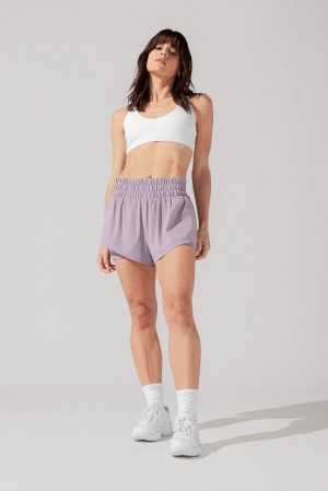 POPFLEX High Waisted Supershort™ Dusty Mauve | 80FPANSCX