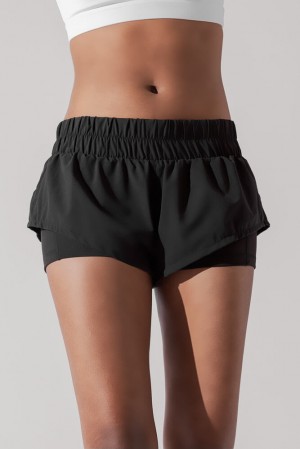 POPFLEX Low Rise Supershort™ Schwarz | 01UKMLHYB