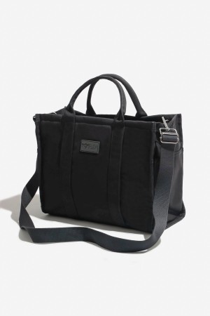 POPFLEX Sloane Tote Schwarz | 85RSIBZQD