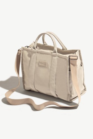 POPFLEX Sloane Tote Taupe | 59EUVPJWK