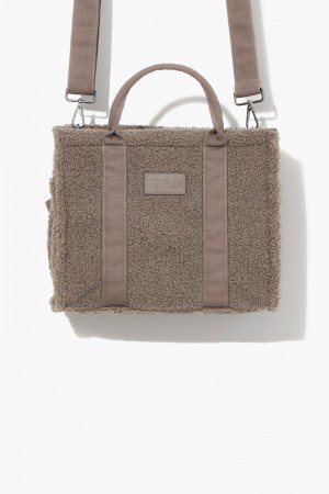 POPFLEX Small Sherpa Sloane Tote Warm Ash | 75MCZRBTO