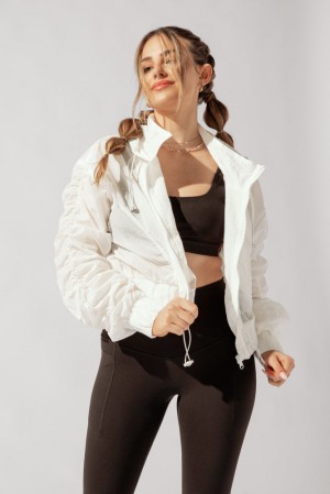 POPFLEX Whimsical Breeze Windbreaker Weiß | 50LGANVSX