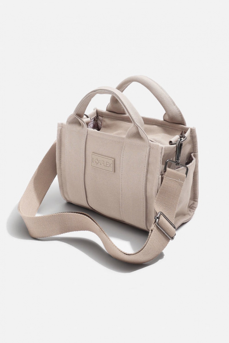 POPFLEX Baby Sloane Tote Taupe | 07IRUGHJN