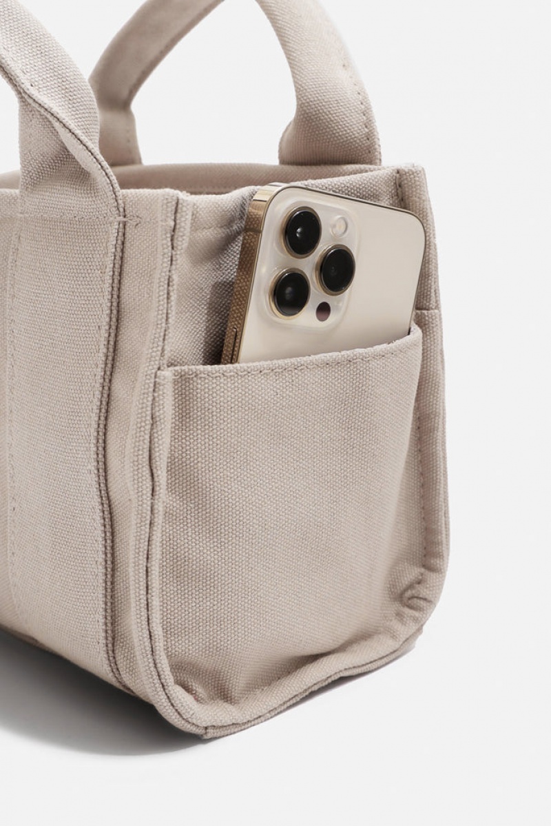 POPFLEX Baby Sloane Tote Taupe | 07IRUGHJN