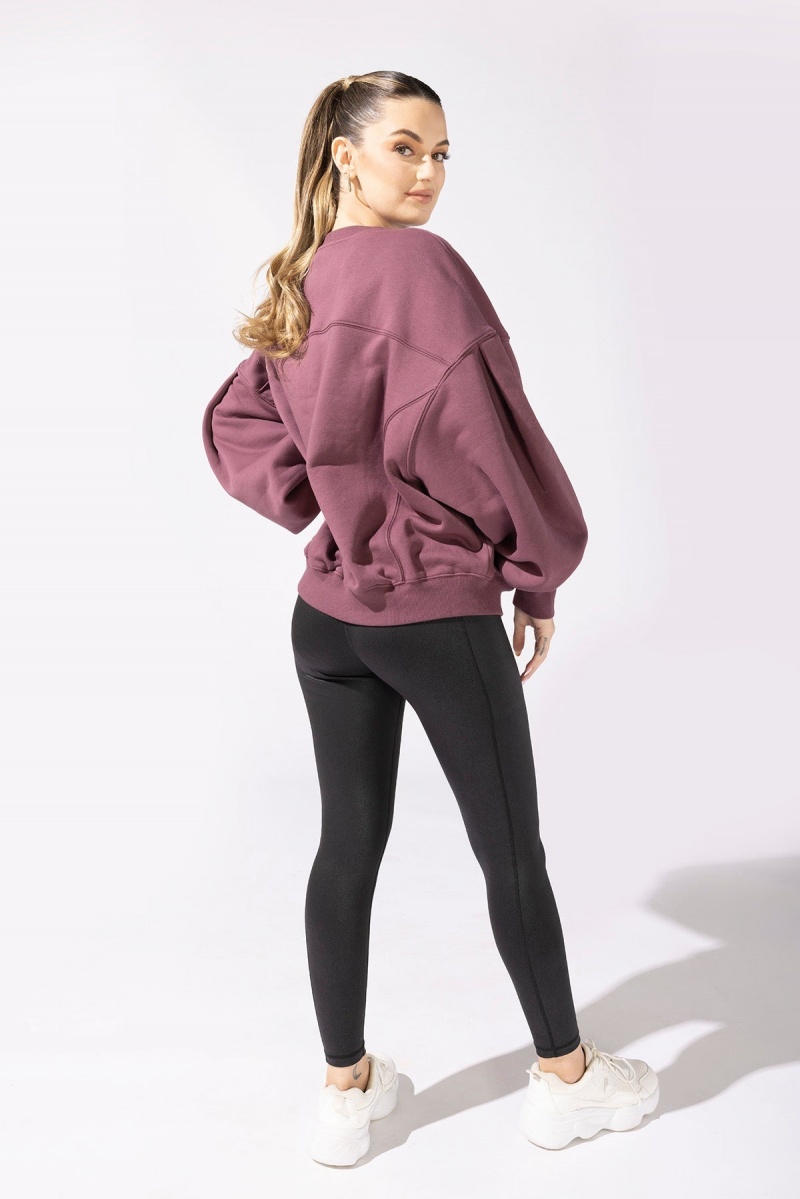 POPFLEX Brunch Pullover Merlot | 51AGJMNYD