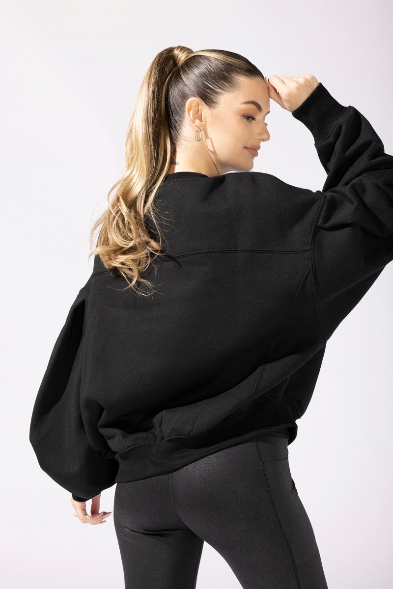 POPFLEX Brunch Pullover Schwarz | 57GQHUZTY