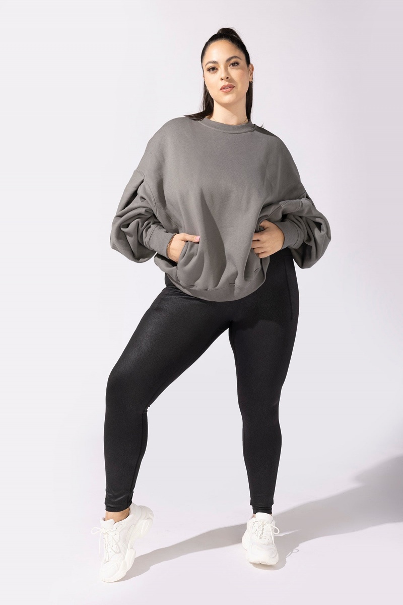 POPFLEX Brunch Pullover Smoke | 46BRTVCQX