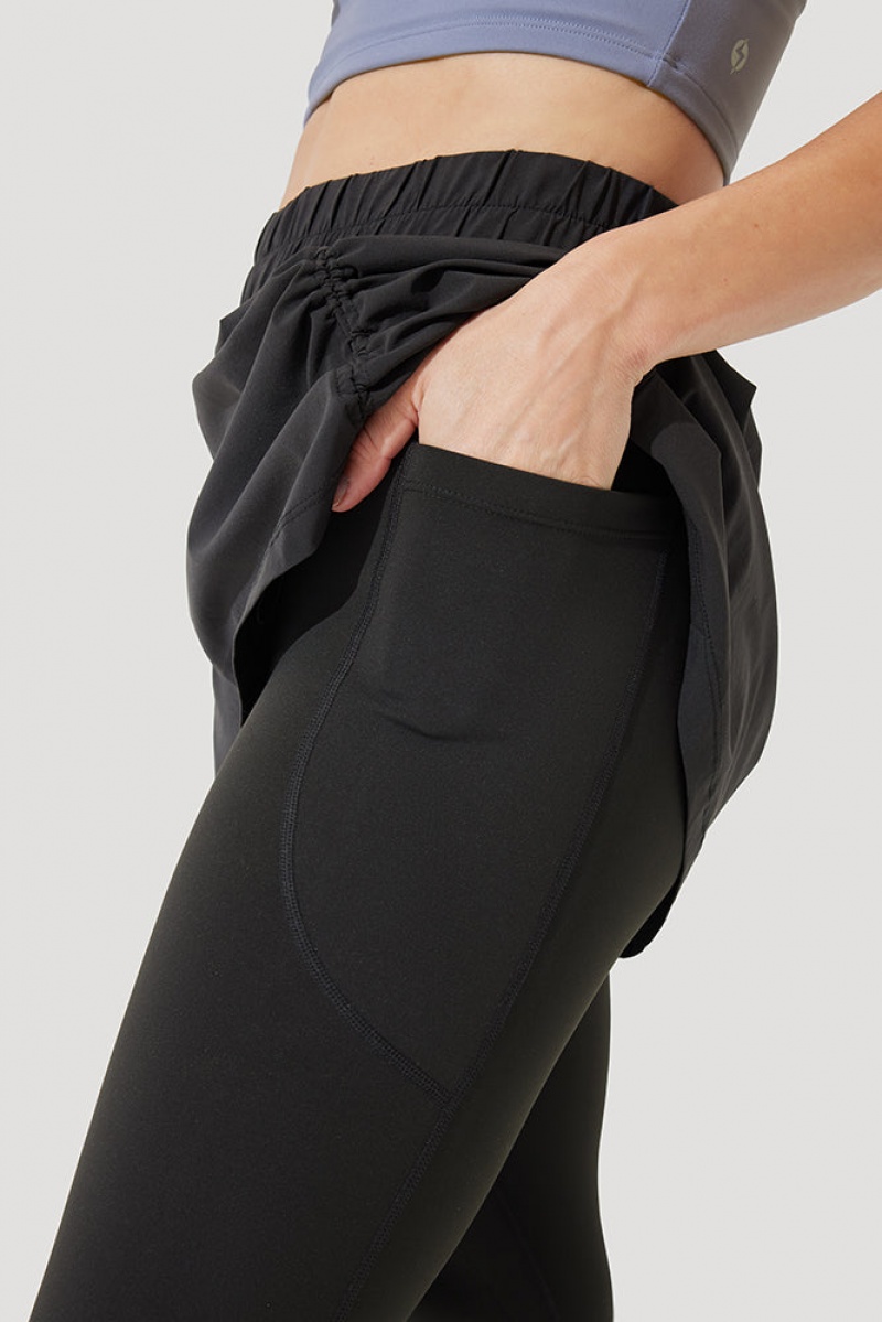 POPFLEX Bungee Sklegging Schwarz | 78KTVPZHI