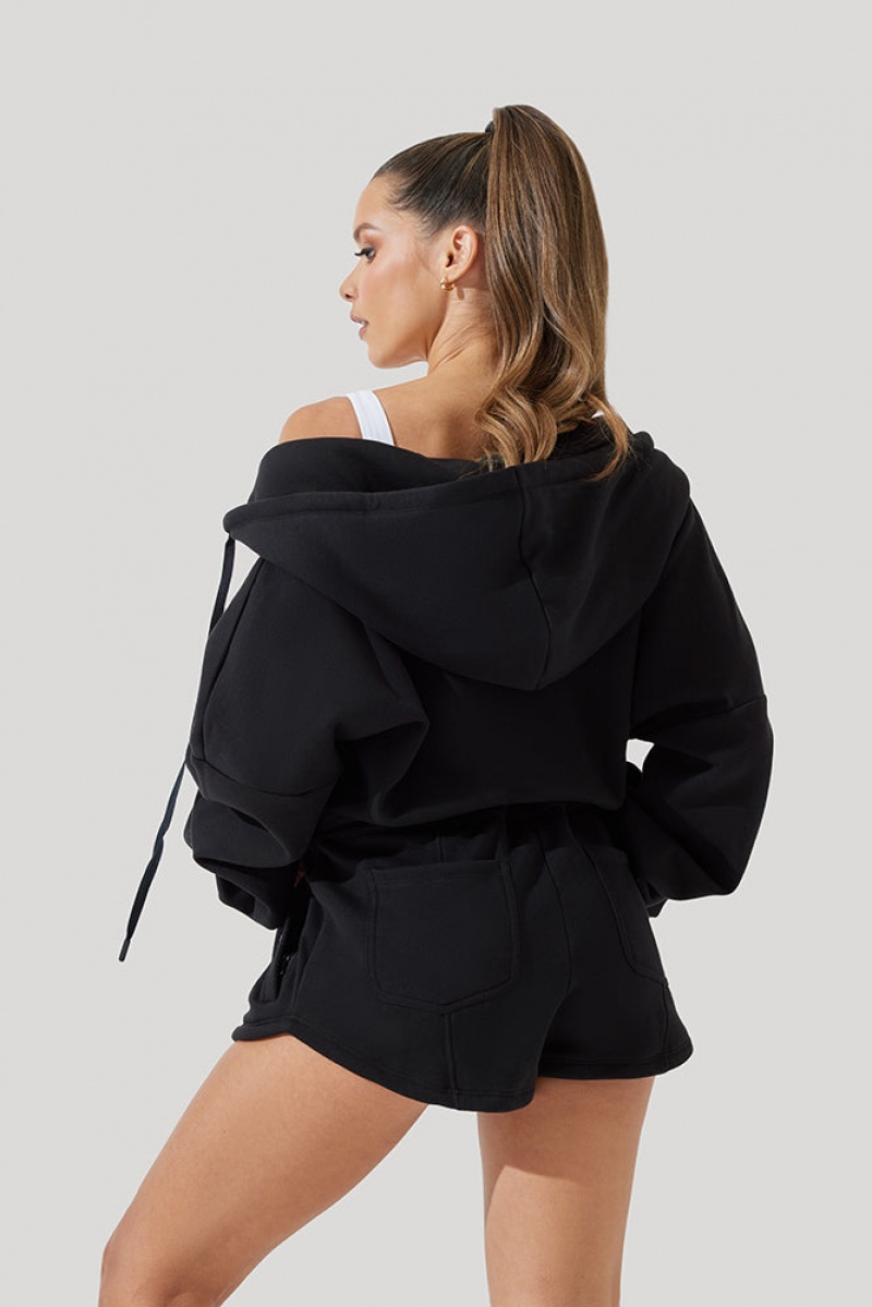 POPFLEX Cloud Romper Schwarz | 43VZCNGLQ