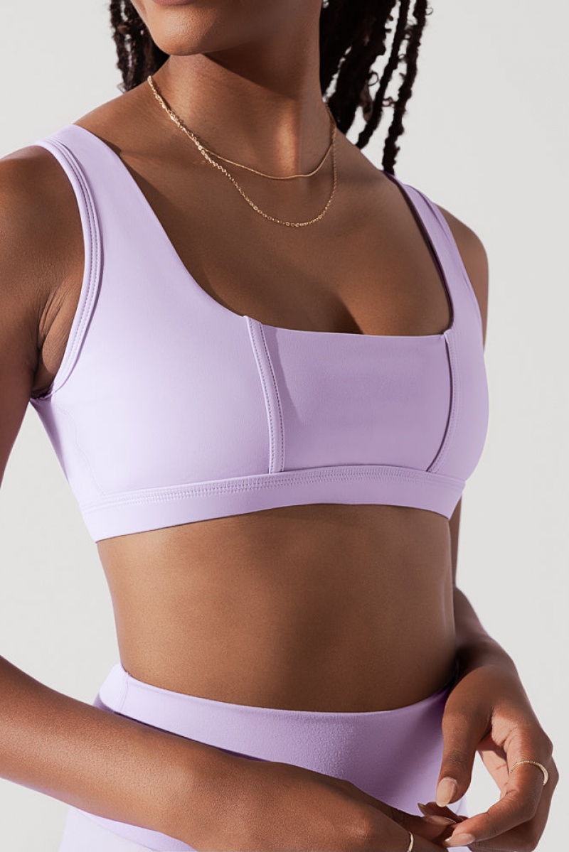 POPFLEX Corset Bra Lavendel | 49NYKFBTX