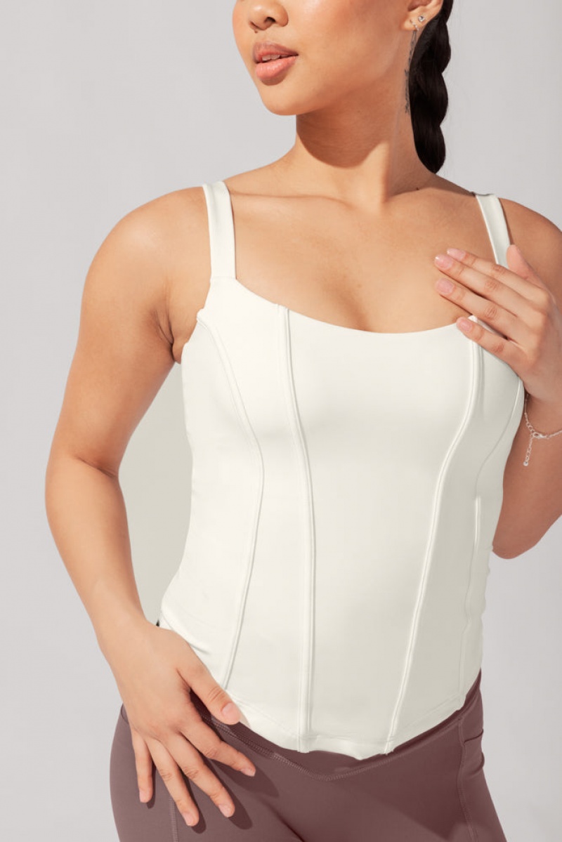 POPFLEX Corset Cami Weiß | 07IUQZTMF