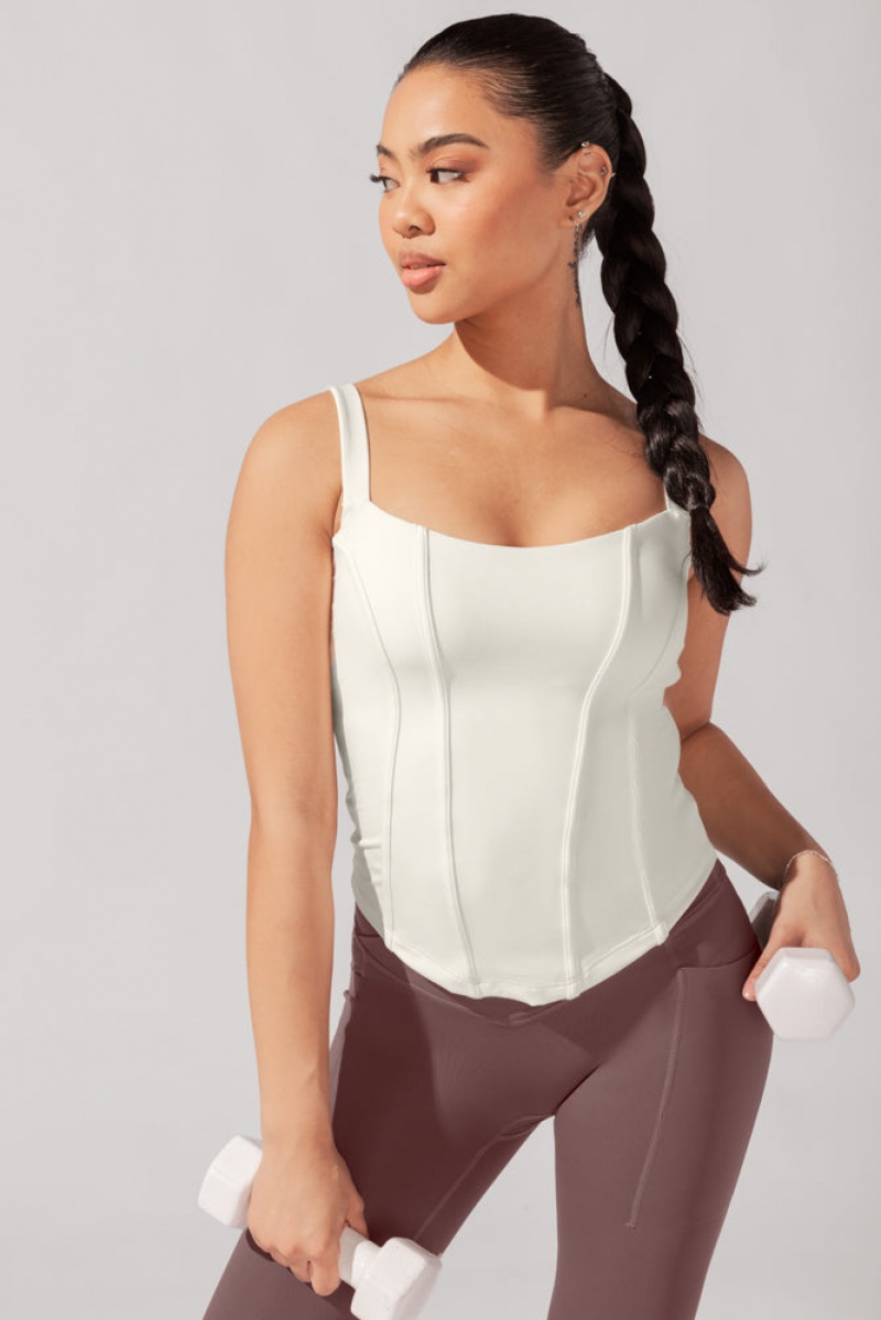 POPFLEX Corset Cami Weiß | 07IUQZTMF