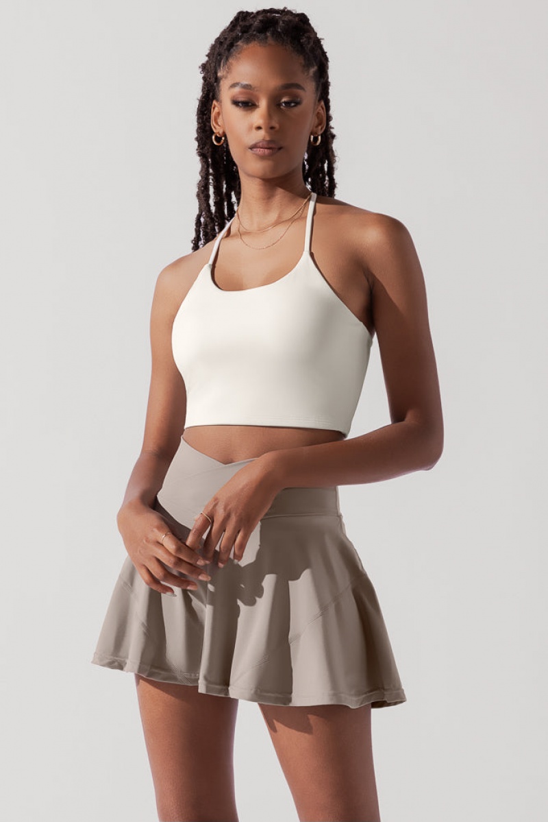 POPFLEX Flexy Crop Top Weiß | 12AKMVBFQ