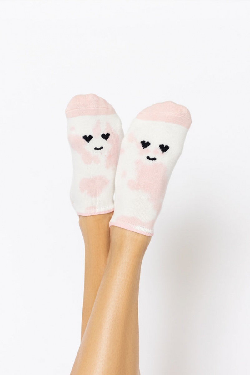 POPFLEX Heart Eyes Low Rise Socks Rosa | 21DXFAVPZ