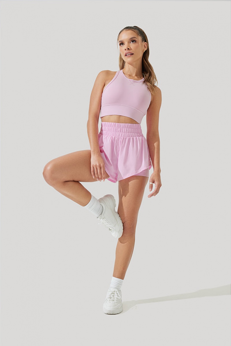 POPFLEX High Waisted Supershort™ Bubblegum | 37GVITAZH