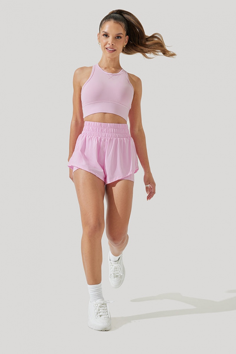 POPFLEX High Waisted Supershort™ Bubblegum | 37GVITAZH