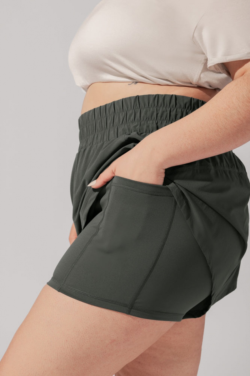 POPFLEX High Waisted Supershort™ Forestwood | 05IQCXEAD