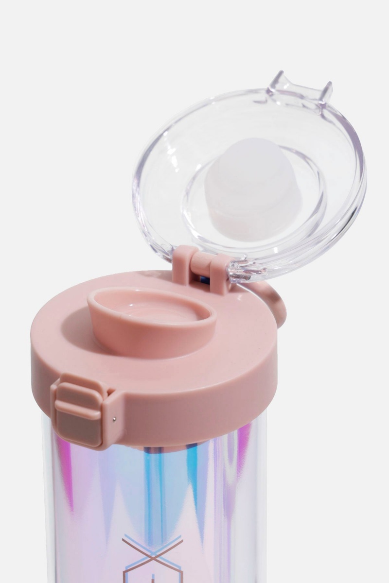 POPFLEX Iridescent Shaker Bottle Rosa | 24NGAXIRB