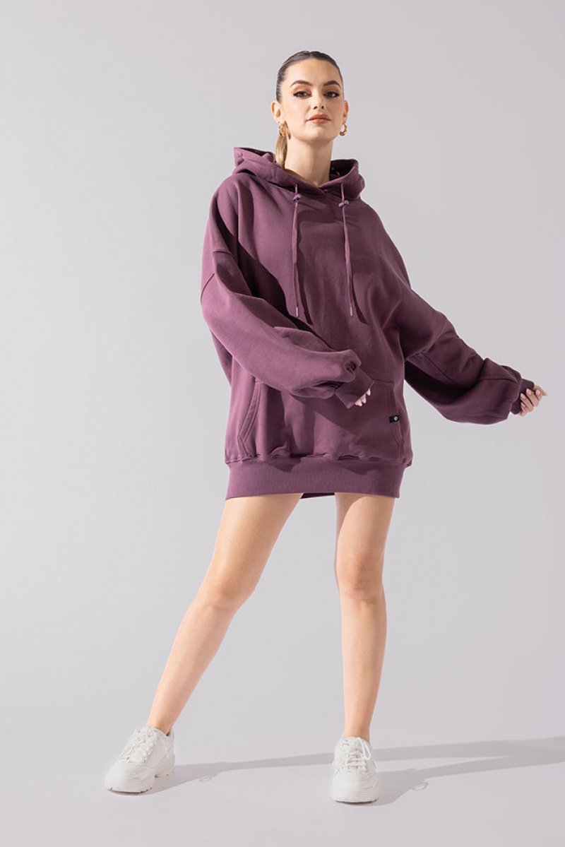 POPFLEX Long Cloud Hoodie Tiefes | 90GBHQOTF