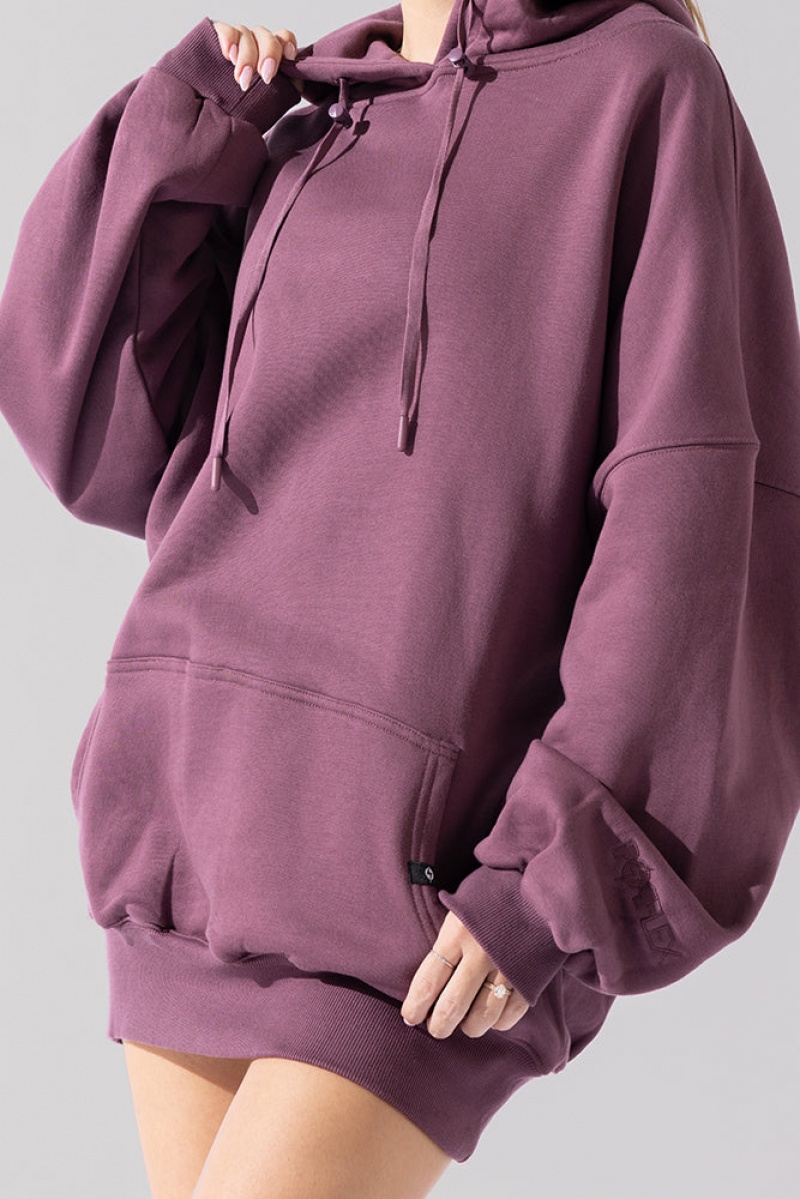 POPFLEX Long Cloud Hoodie Tiefes | 90GBHQOTF