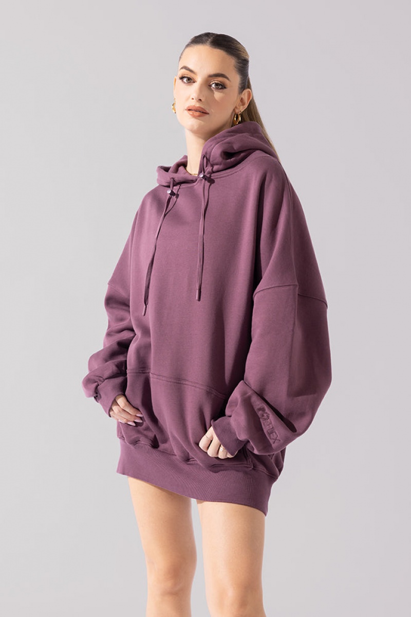 POPFLEX Long Cloud Hoodie Tiefes | 90GBHQOTF