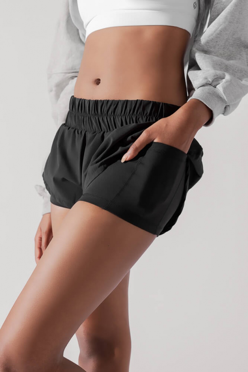 POPFLEX Low Rise Supershort™ Schwarz | 01UKMLHYB