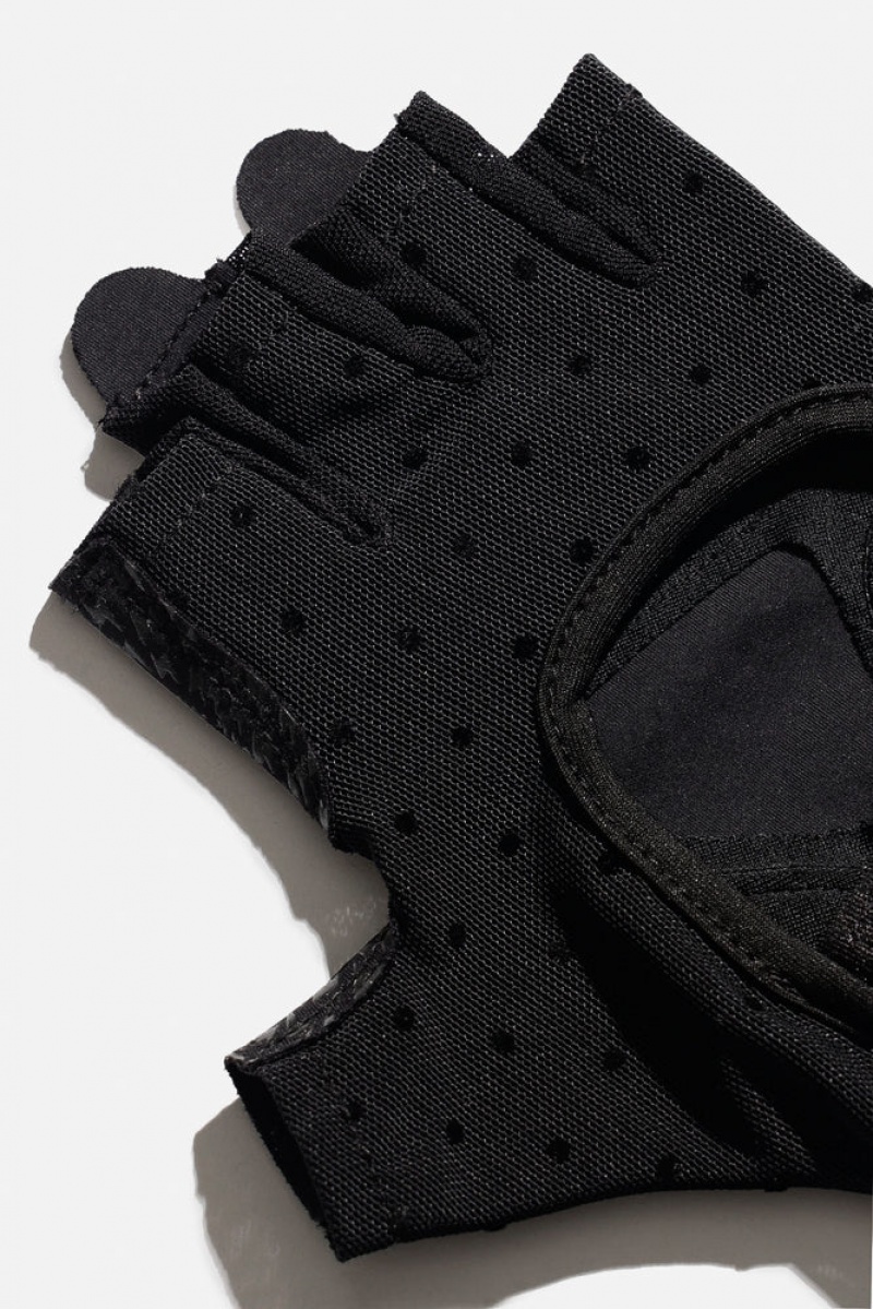 POPFLEX Luxe Mesh Sport Gloves Schwarz | 48KWYNGOI