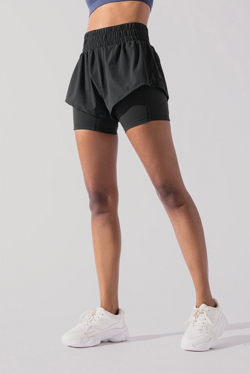 POPFLEX Midi Supershort™ Schwarz | 97QZEXJPR