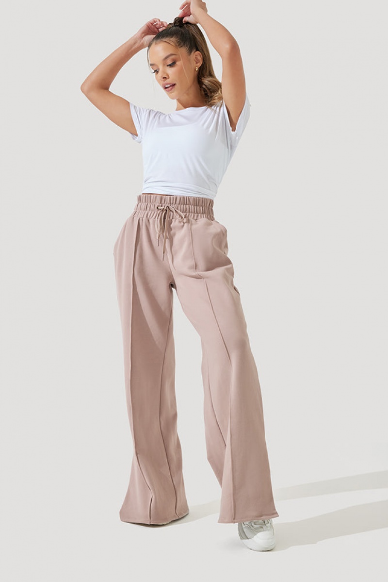 POPFLEX Perfect Plane Pants Beige | 78KRFTXYM