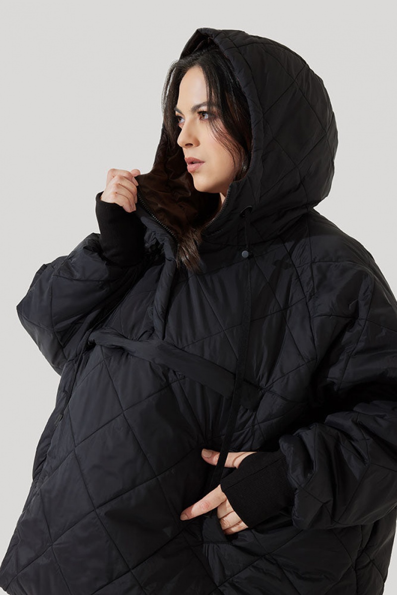 POPFLEX Pillow Packable Puffer Jacket Schwarz | 79VYMABLD