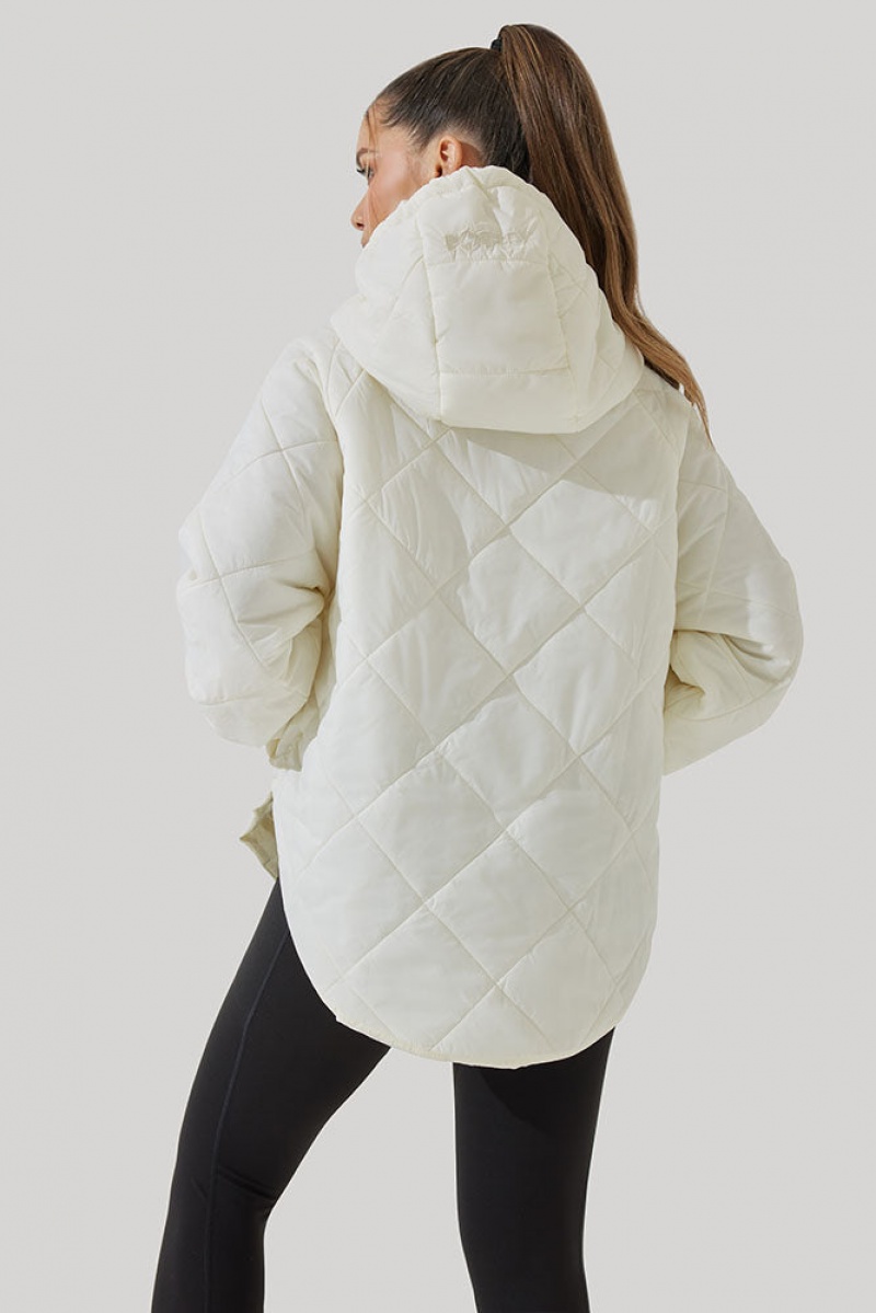 POPFLEX Pillow Packable Puffer Jacket Weiß | 08THGNRQV