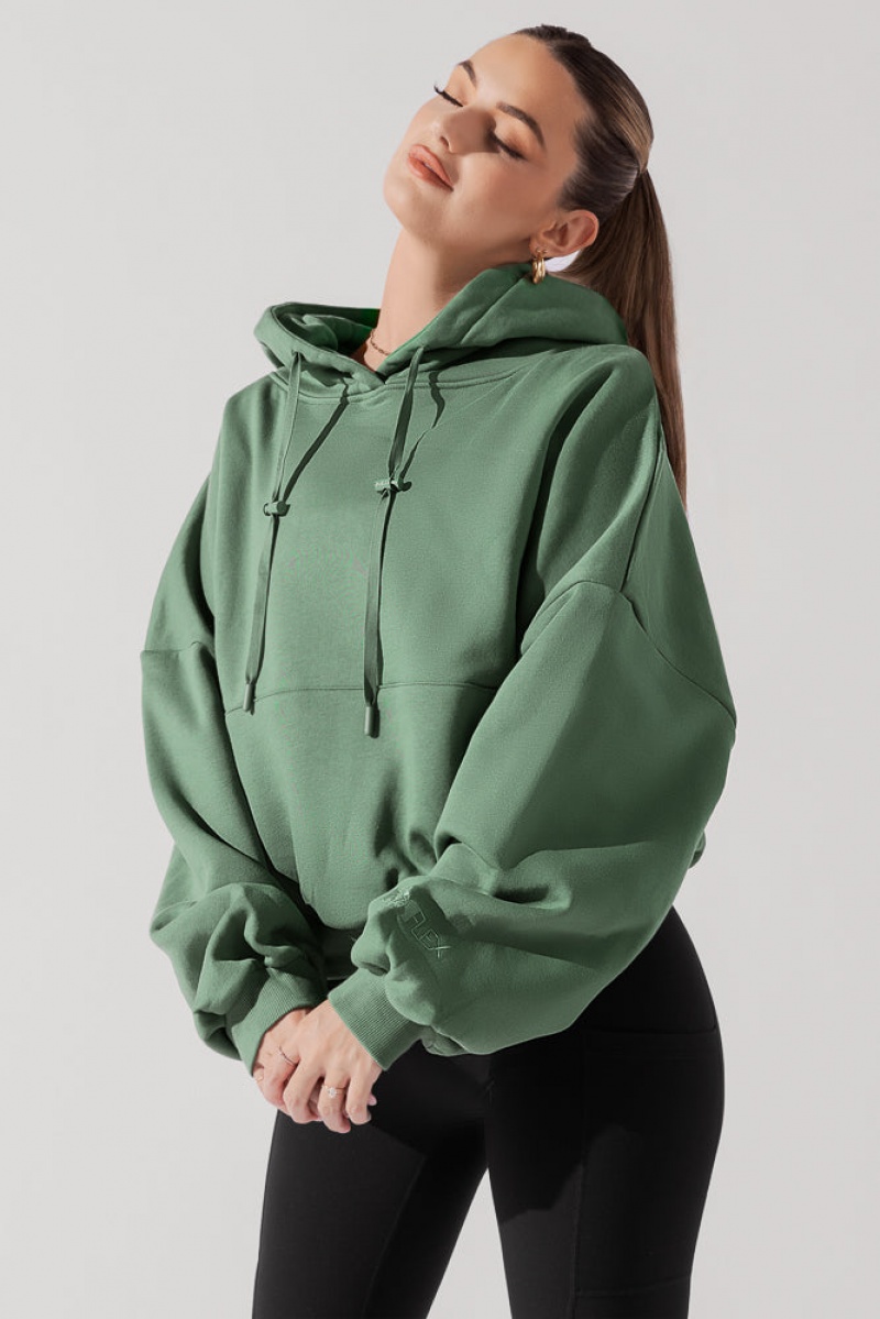 POPFLEX Pullover Cloud Hoodie Juniper | 06SZGKPHJ