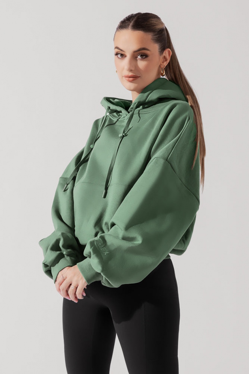 POPFLEX Pullover Cloud Hoodie Juniper | 06SZGKPHJ