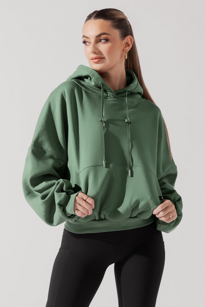 POPFLEX Pullover Cloud Hoodie Juniper | 06SZGKPHJ