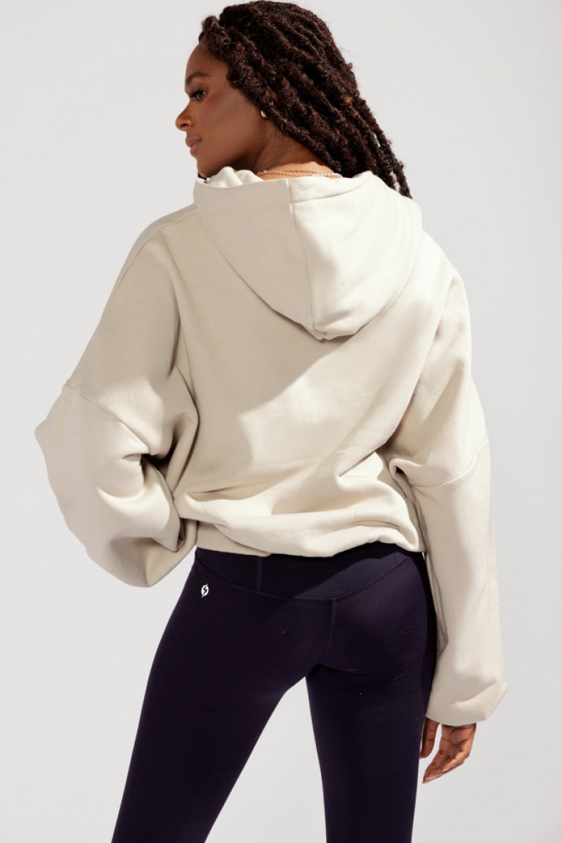 POPFLEX Pullover Cloud Hoodie Seashell | 81QBXTDOR