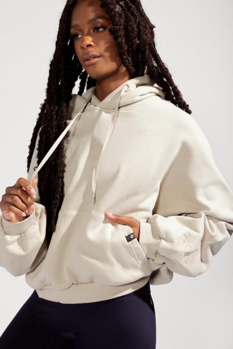 POPFLEX Pullover Cloud Hoodie Seashell | 81QBXTDOR