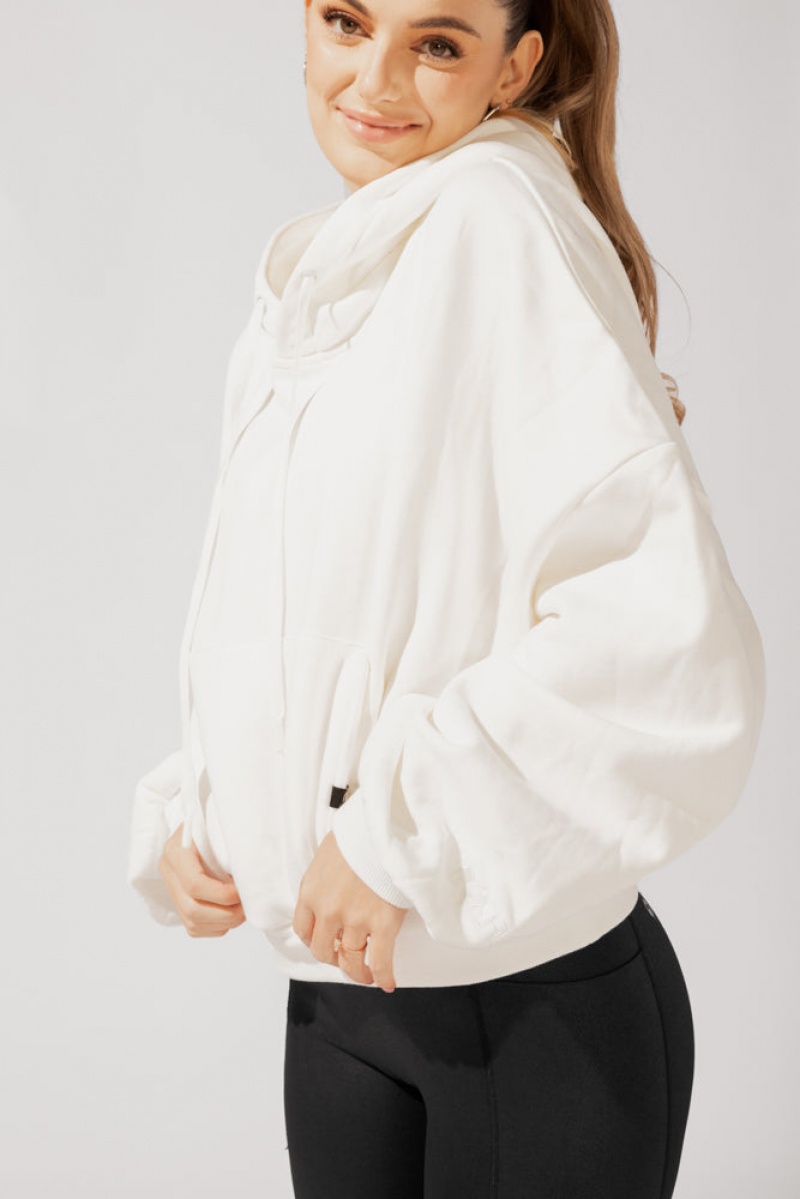 POPFLEX Pullover Cloud Hoodie Weiß | 04ULCFJPK