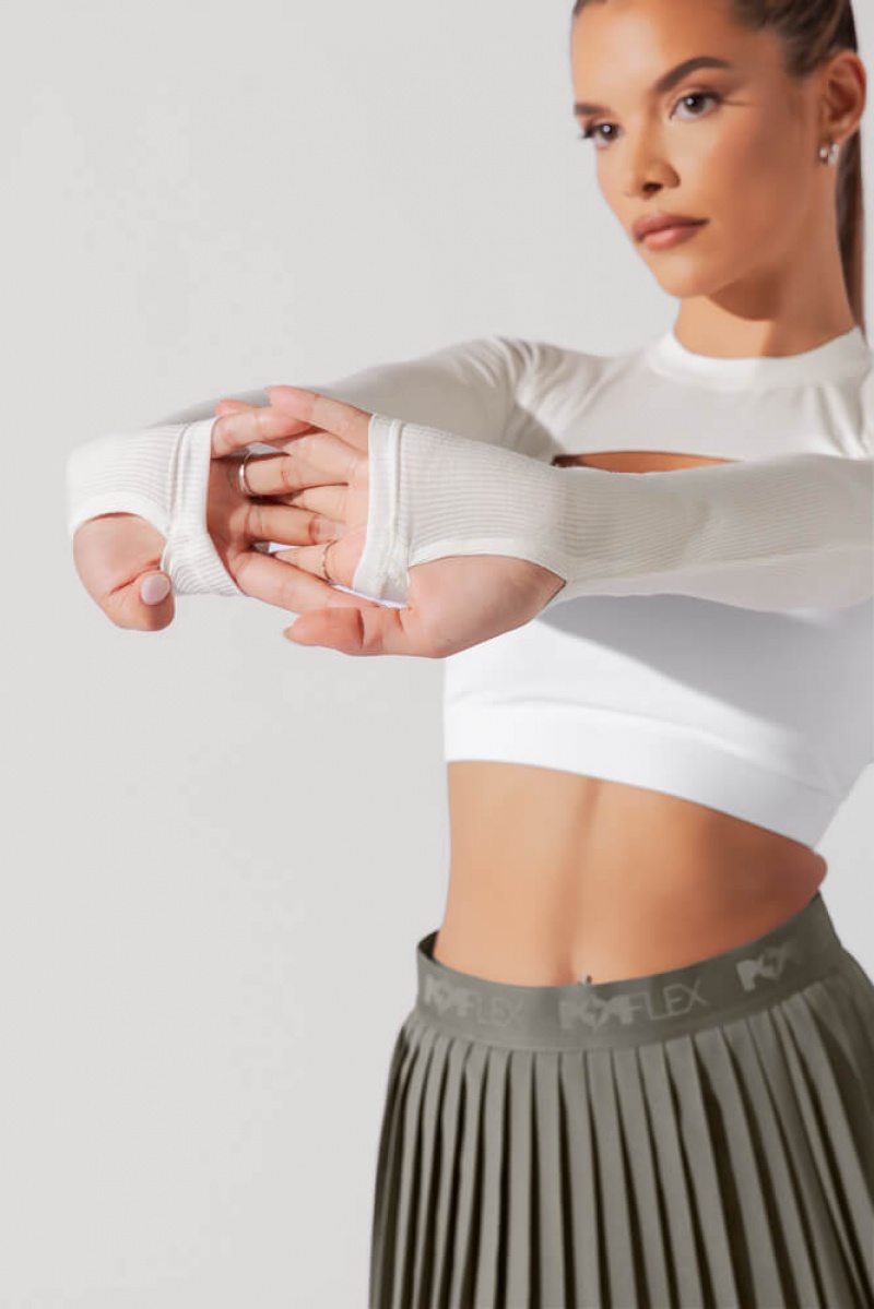 POPFLEX Relevé Gerippt Shrug Sugar | 17PATEXMN