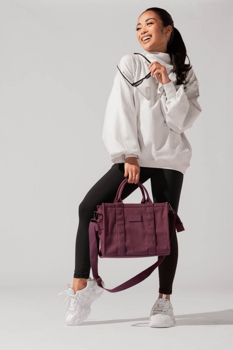 POPFLEX Small Sloane Tote Huckleberry | 46YWMZOSD