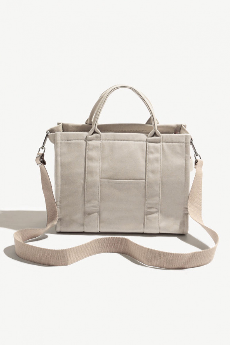 POPFLEX Small Sloane Tote Taupe | 70OEQRPUM