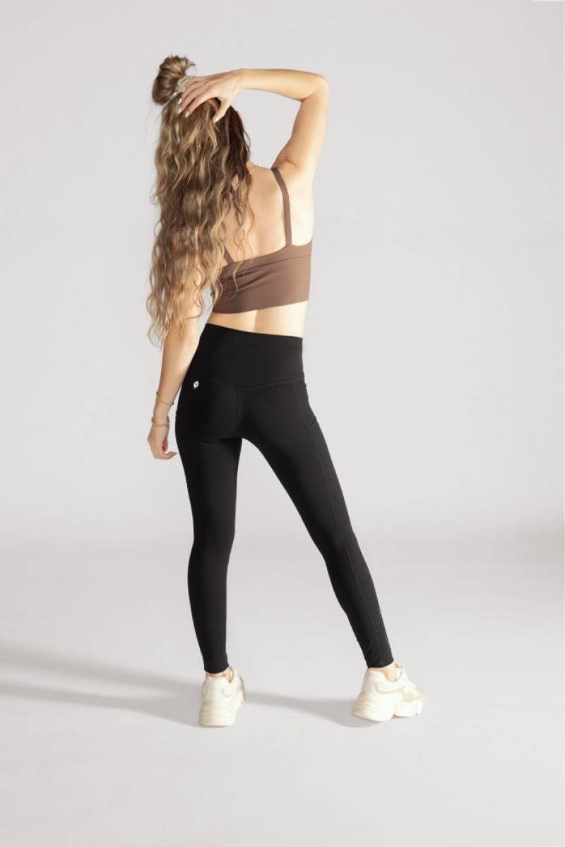 POPFLEX Supersculpt™ Leggings with Pockets (Soft Touch) Schwarz | 19UYHQBIV