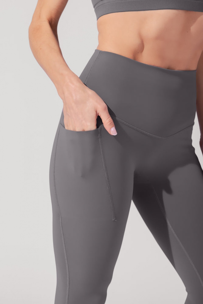 POPFLEX Supersculpt™ Leggings with Pockets (Pet Hair Resistant) Slate | 35QBWFDTV