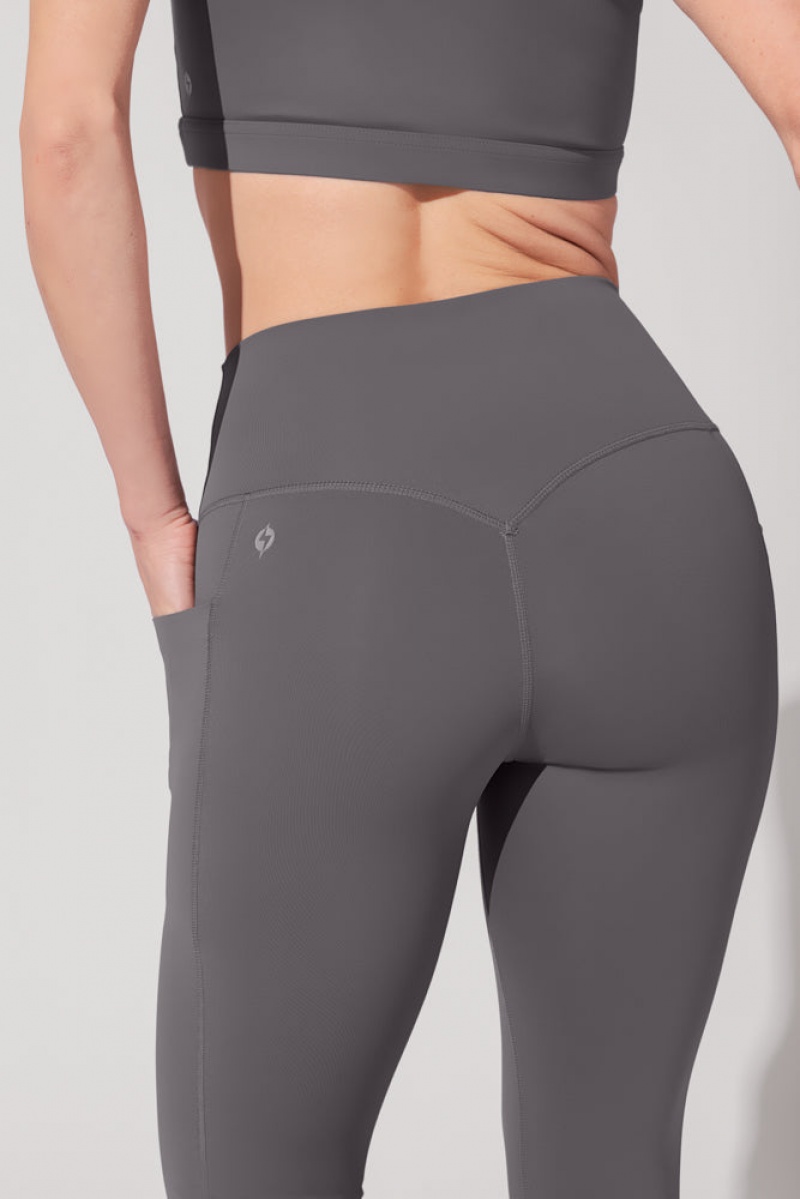 POPFLEX Supersculpt™ Leggings with Pockets (Pet Hair Resistant) Slate | 35QBWFDTV