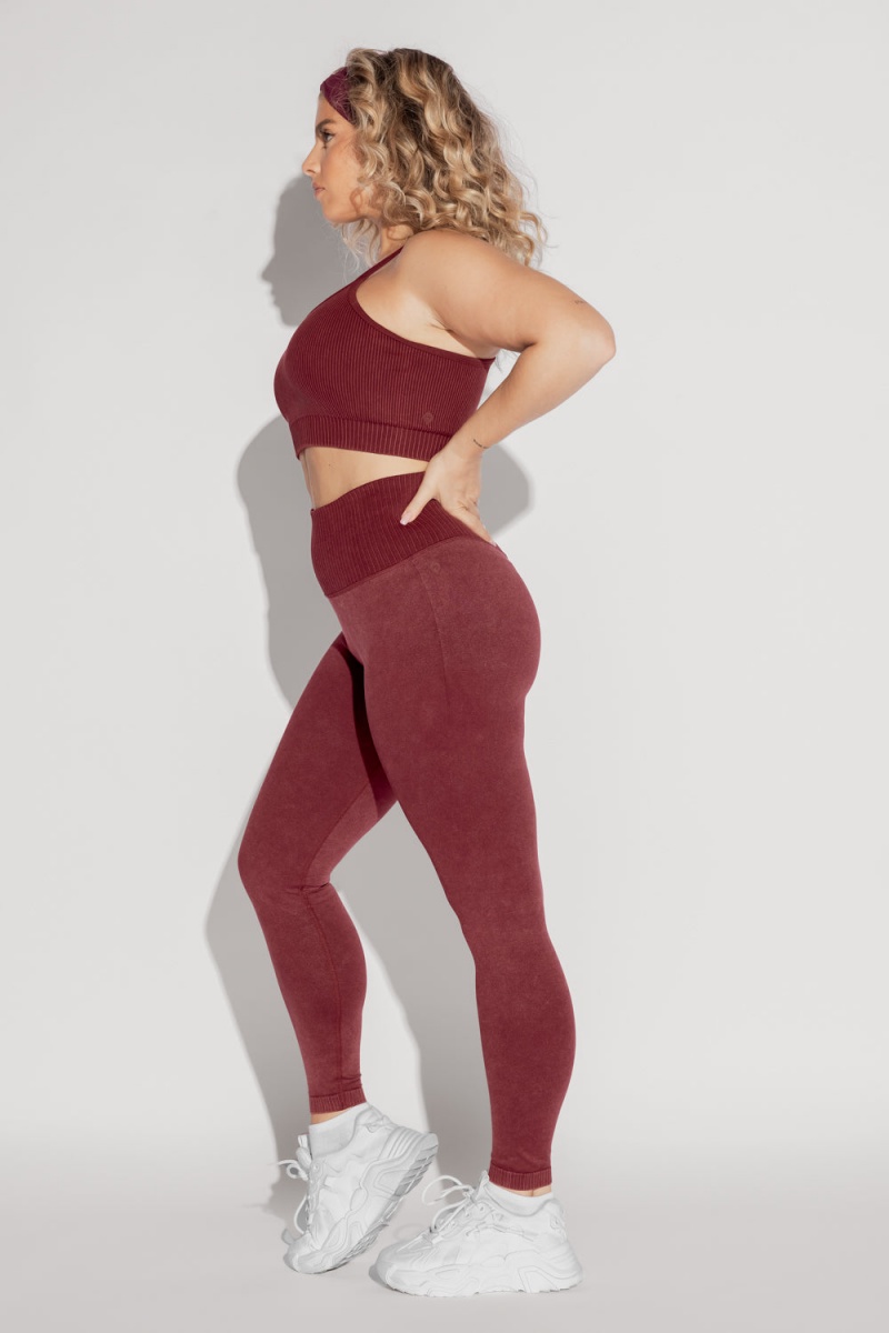 POPFLEX Supersculpt™ Seamless Leggings Garnet | 48DLAGBOZ