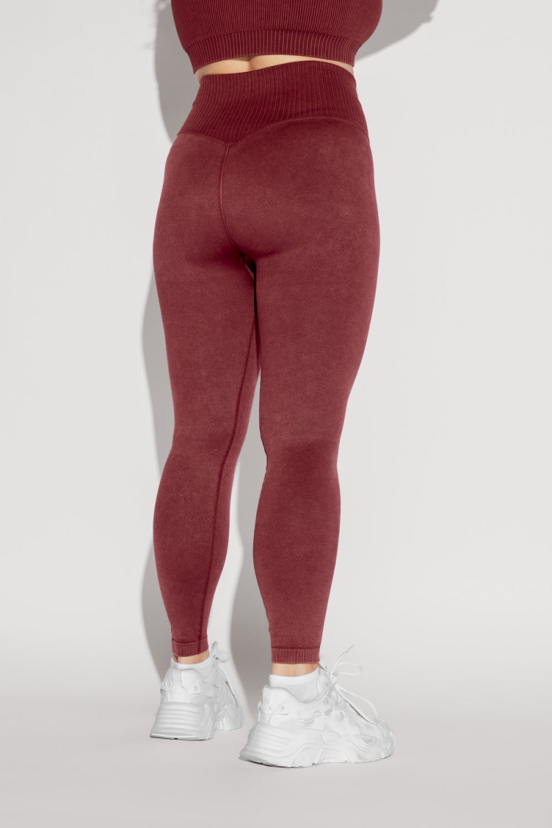 POPFLEX Supersculpt™ Seamless Leggings Garnet | 48DLAGBOZ