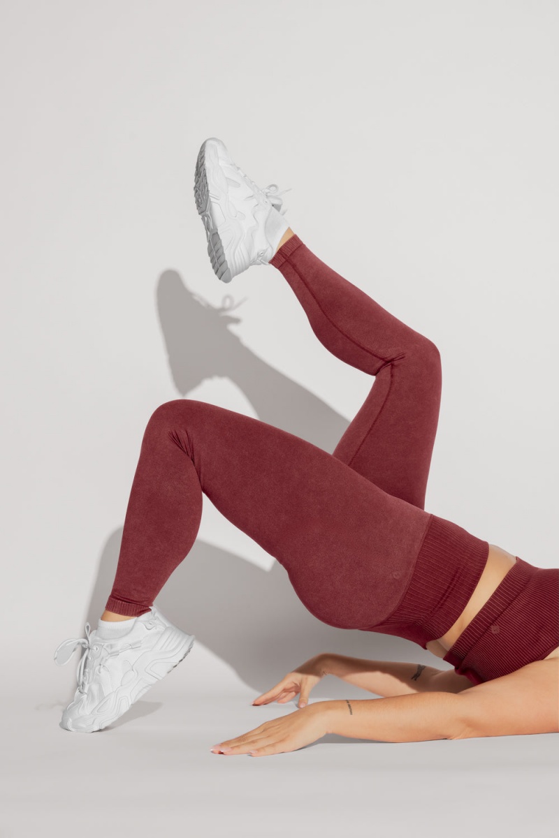 POPFLEX Supersculpt™ Seamless Leggings Garnet | 48DLAGBOZ